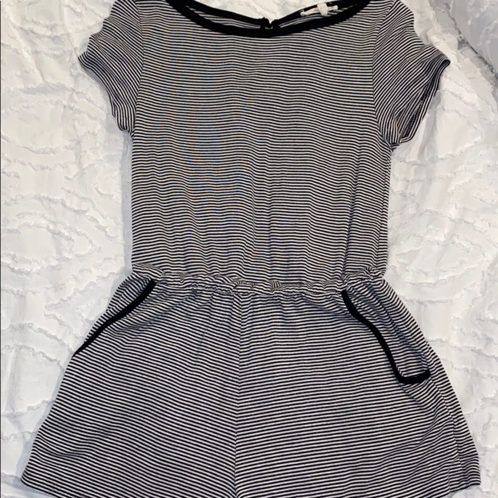 striped romper